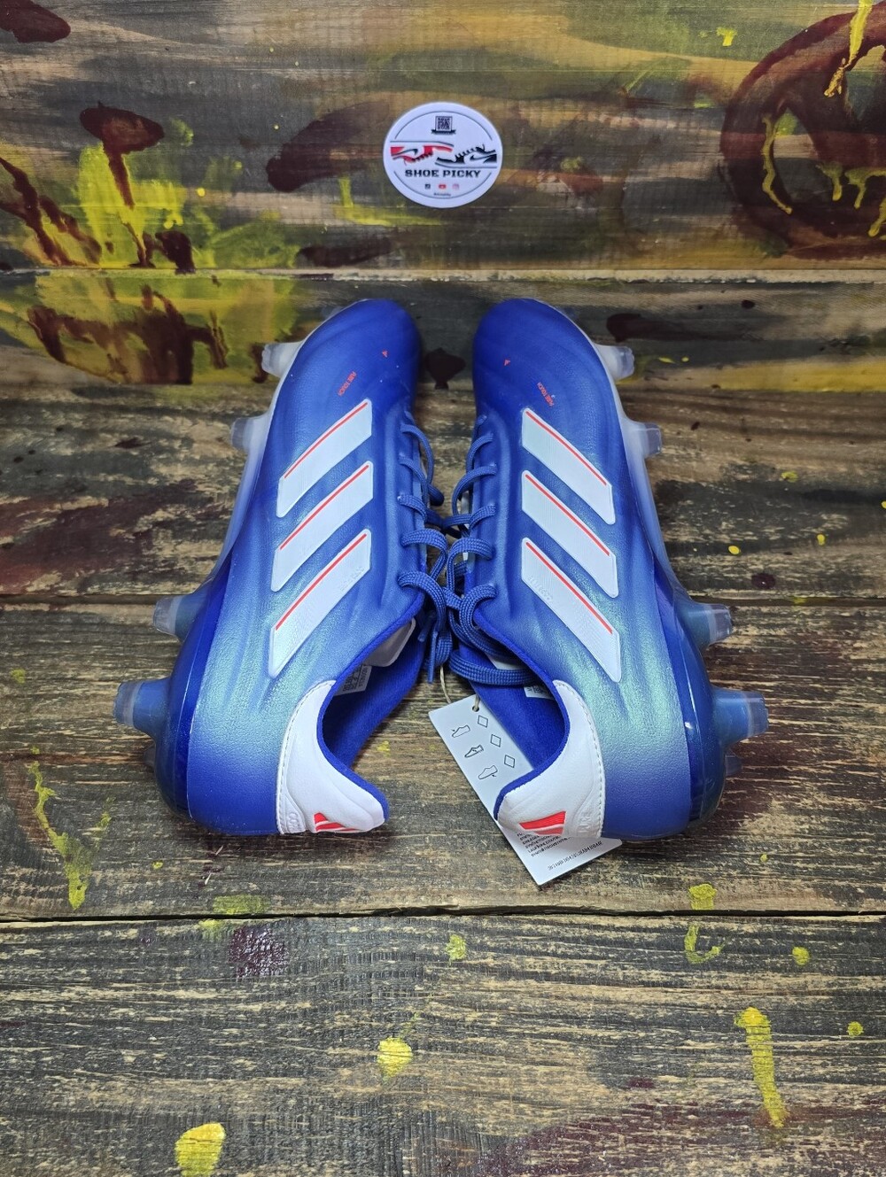 Adidas Copa Pure 2.1 FG Blue White Soccer Cleats IE4894 Men's Size 7 / Wmn's‎ 8 - Picture 4 of 8